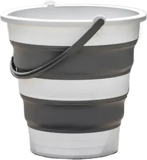 10L Collapsible Water Bucket Folding Plastic Household Cleaning Bucket Outdoor Portable Camping Gardening Fishing Supplies