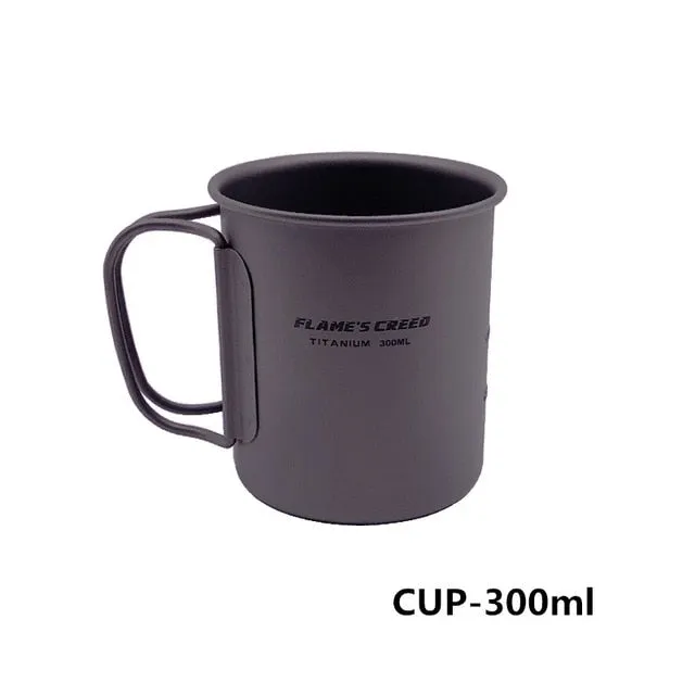 1.1L  State-of-the-art Ultralight  Titanium Pot Full collection