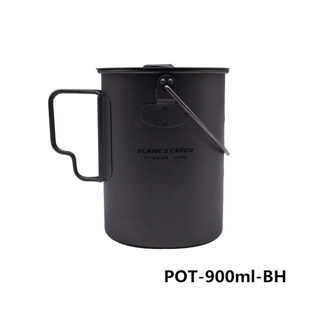1.1L  State-of-the-art Ultralight  Titanium Pot Full collection