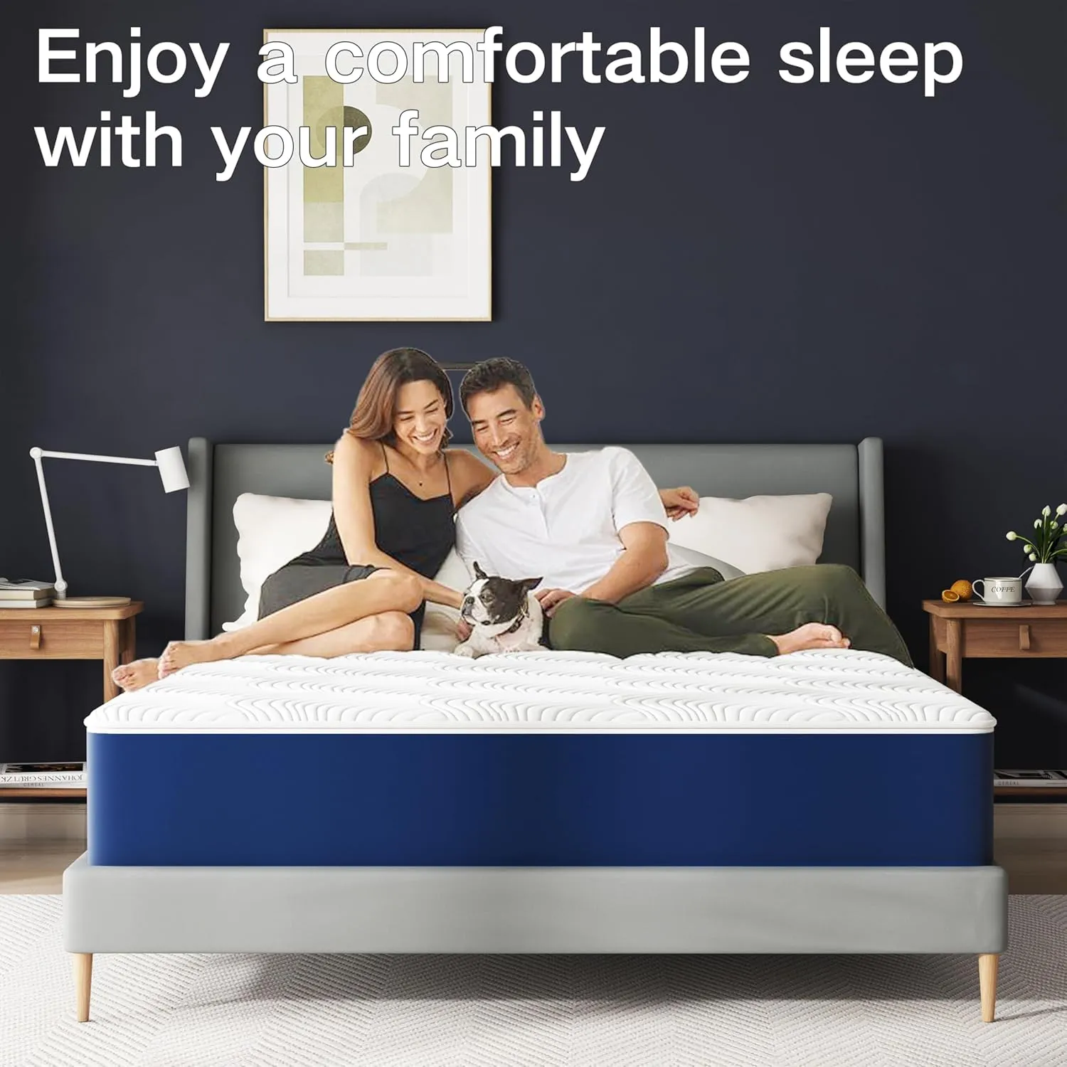 12 Inch Firm Queen Mattress,Queen Size MattressCooling Memory Foam with Washable Zipper Cover, Pressure Relief & Firm Support, Easy Setup