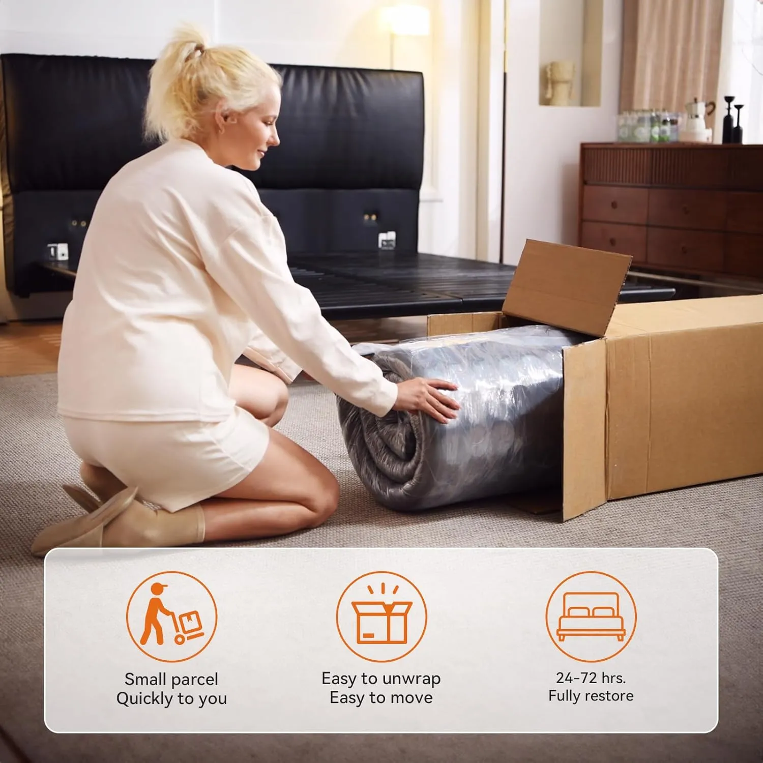 12 Inch Queen Mattress Full Size Mattresses in a Box Twin Hybrid Colchones,Motion Isolation Sleep Breathable Pressure Relief Support Compressed Easy Shipping 365 Night Trial