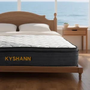 12 Inch Queen Mattress Full Size Mattresses in a Box Twin Hybrid Colchones,Motion Isolation Sleep Breathable Pressure Relief Support Compressed Easy Shipping 365 Night Trial