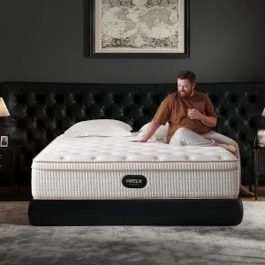 14 Inch Queen Hybrid Mattress, Cooling Gel Memory Foam & Zoned Pocket Coils, Pressure Relief, Motion Isolation, Breathable Bed in a Box, CertiPUR-US Certified