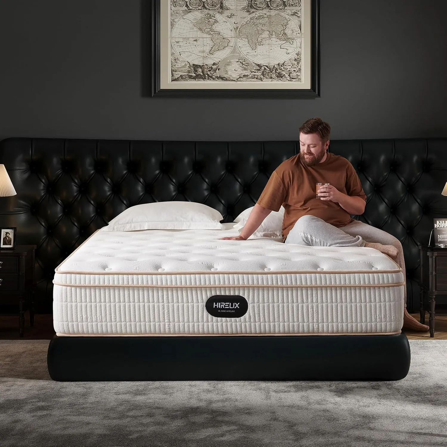 14 Inch Queen Hybrid Mattress, Cooling Gel Memory Foam & Zoned Pocket Coils, Pressure Relief, Motion Isolation, Breathable Bed in a Box, CertiPUR-US Certified