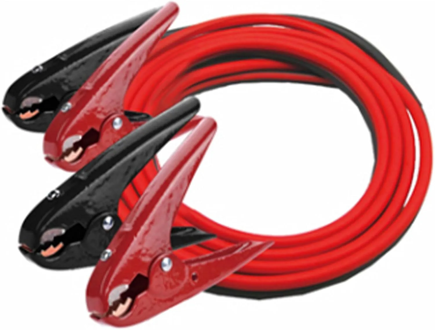 2-Gauge Heavy Duty Jumper Cables for Car and Truck Battery Quick Start Kit with Copper Clamps, Automotive Power Accessories, 20-Ft