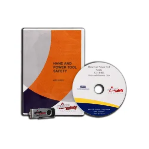 (2018) Hand & Power Tool Safety Video Training Kit | Everything You Need To EASILY Train An UNLIMITED Number Of Employees How To Safely Use Saws, Nail Guns, Knives, Drills, Jackhammers, and more!