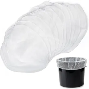 20Pcs 5 Gallon Regular Fine Mesh Bag Strainer, Elastic Top Paint Strainer, Super Tuff White Bag Filters for Use with Paint Guns and Sprayers or Gardening