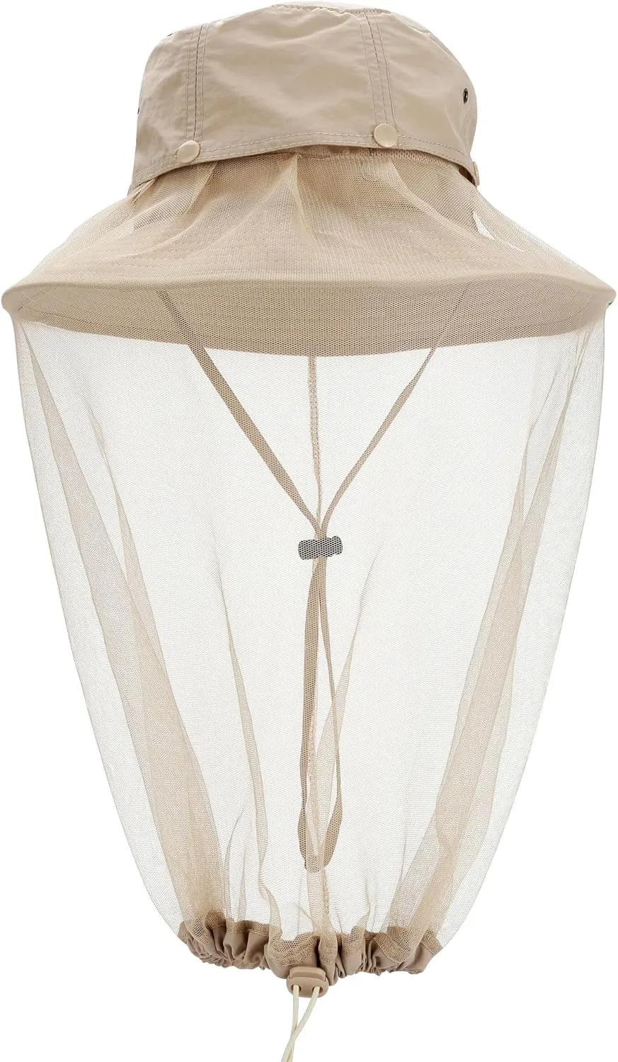 2X Mosquito Head Net Hats Men Women, Sun Bucket Hat Hidden Net Mesh, for Fishing Trekking Hiking Safari Gardening