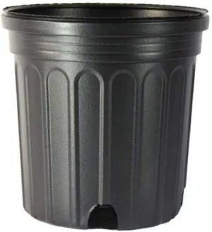 3 Gallon Nursery Pot, (Qty. 20), Full 3 Gallon, C1200, Black Nursery Pot