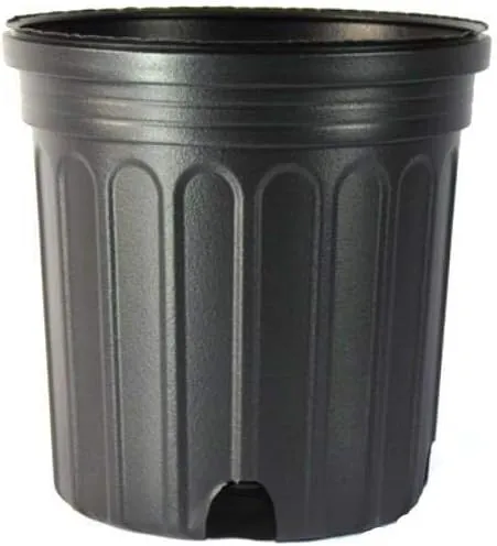 3 Gallon Nursery Pot, (Qty. 20), Full 3 Gallon, C1200, Black Nursery Pot