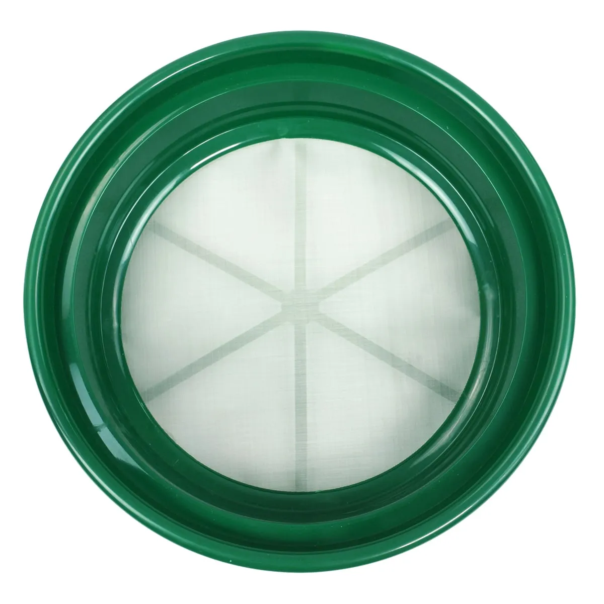 3 pc Green Plastic Gold Sifting Pan Classifier Stackable Mesh Sizes 1/20 1/70