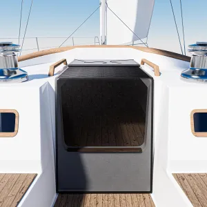 35"×71" Boat Companionway Net with Full Blackout Blind，Sailboat Cover with Double Layer Can Switch，Boat Screen for Boat Hatch is Essential Sailing Accessories