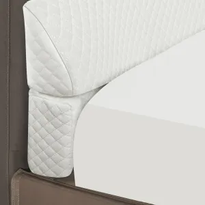 4 Modes Pillow Wedge for Headboard Gap, Foldable Bed Wedge Pillow, Bed Gap Filler King Size Fill The Gap (0-7"), Mattress Gap Filler Long Pillow Between Headboard and Mattress