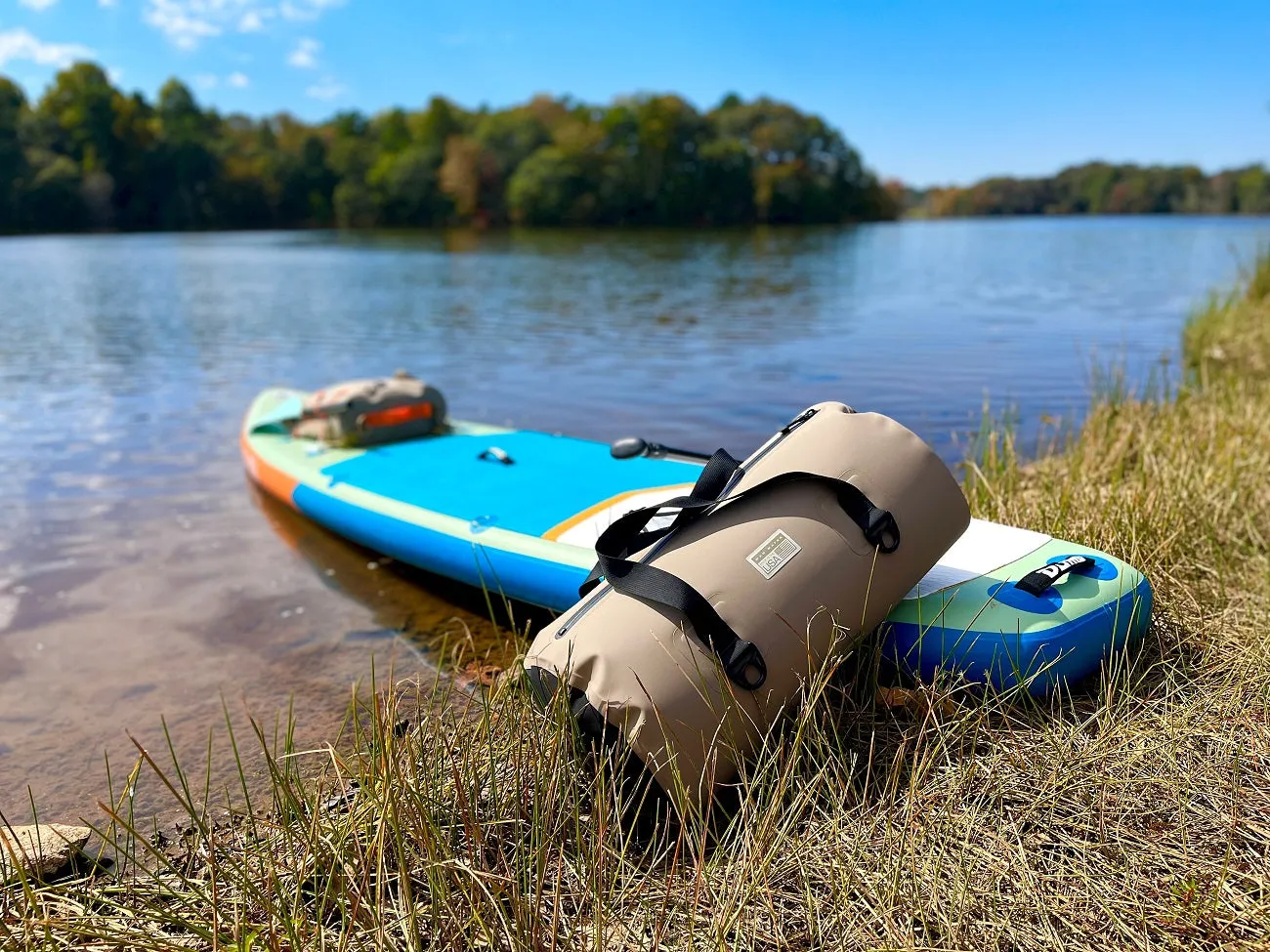 40L Allatoona Waterproof Duffel - Coyote/Black   FREE Compass