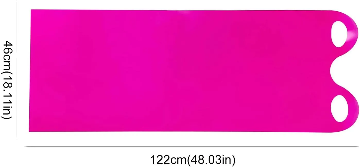 48 Inch Sleds for Snow,2025 Plastic Lightweight Thickened Snow Sleds with Handles,Flexible Roll Up Durable Snowboards Winter Downhill Sprinter Sleds for Snow Grass Sand Beach Outdoor