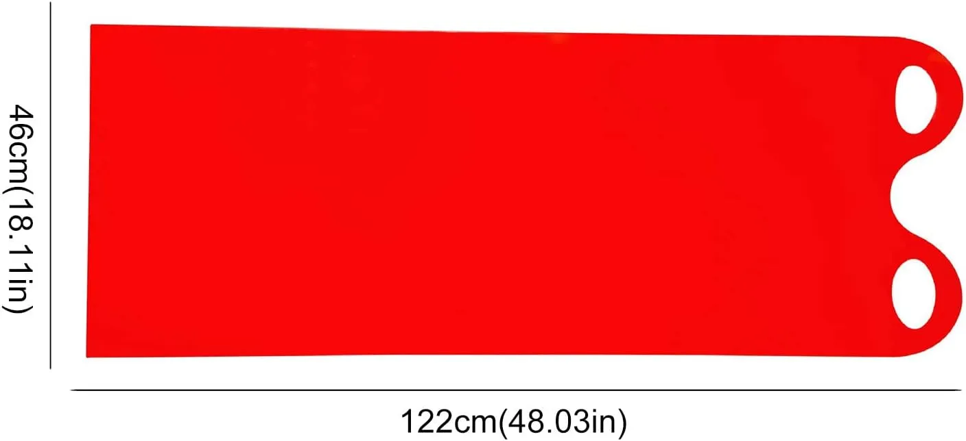 48 Inch Snow Sled for Kids,Thickened Plastic Lightweight Snow Sleds with Handles,Flexible Durable Roll Up Snowboard Winter Downhill Sprinter Sledding for Grass Outdoor Sand Snow Beach