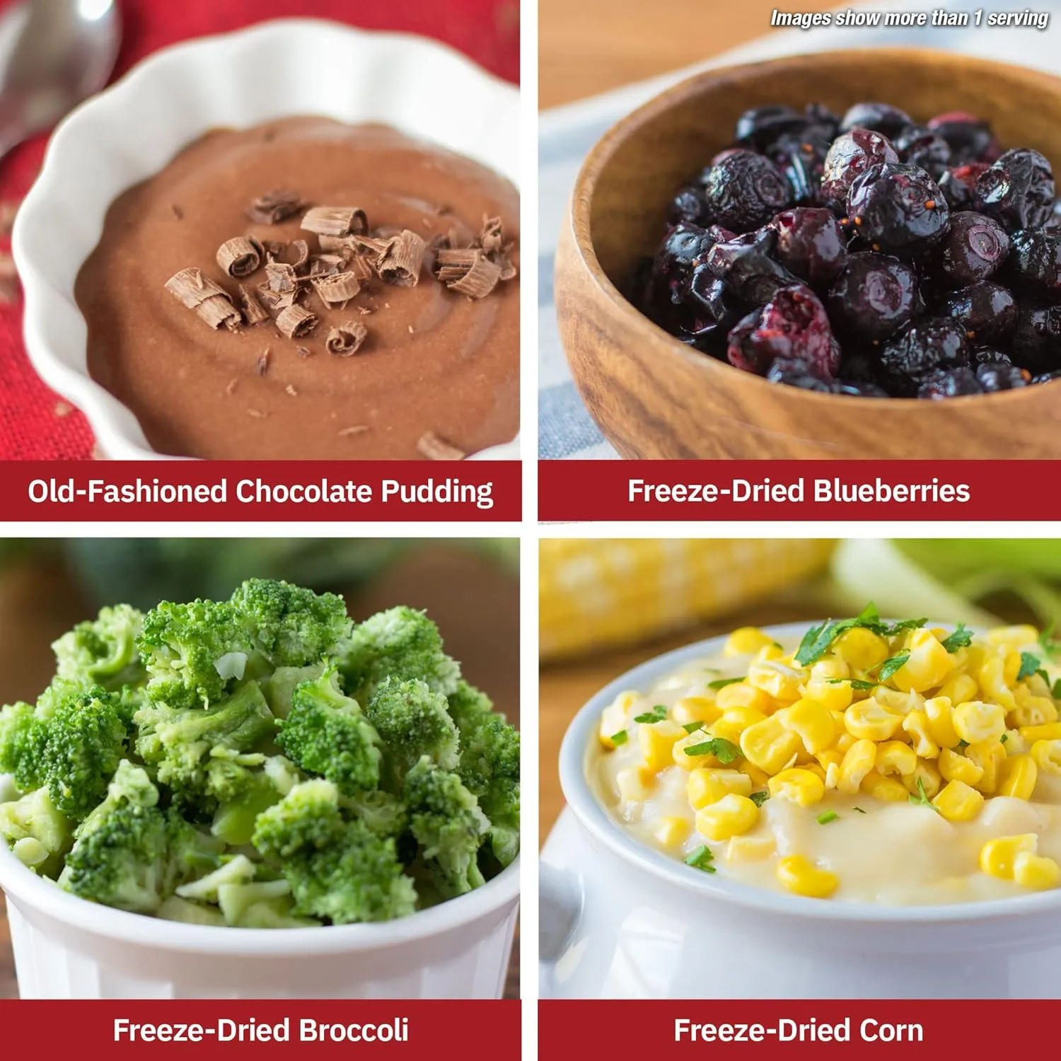 4Patriots Fruit, Veggie & Snack Emergency Food Supply: Designed to Last 25 Years, 120 Servings
