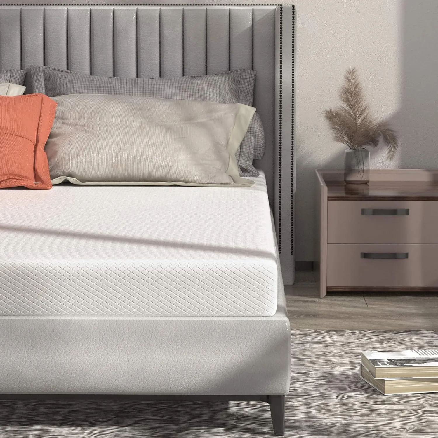 5 Inch Twin Mattress, Twin Mattress for Kids, Medium Firm Twin Bed Mattress, Cool to Sleep and Pressure Relief, Certipur-Us Certified, Memory Foam Mattress, Twin Size Mattress in a Box（5 Inch）