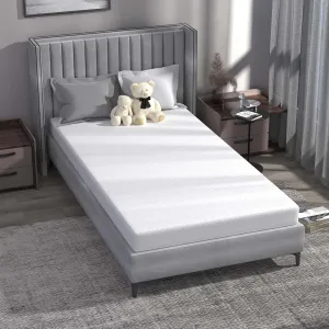 5 Inch Twin Mattress, Twin Mattress for Kids, Medium Firm Twin Bed Mattress, Cool to Sleep and Pressure Relief, Certipur-Us Certified, Memory Foam Mattress, Twin Size Mattress in a Box（5 Inch）