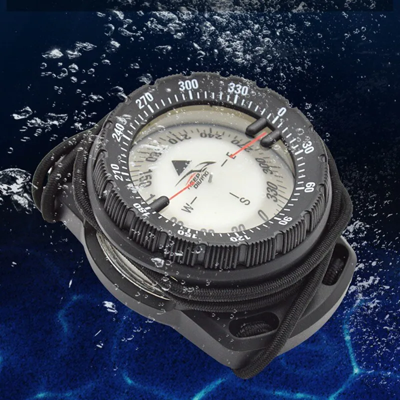 50m Watch Balanced Waterproof Luminous Compass.