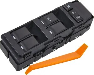7 6 Metal Pins.Power Window Switch Fits for Chrysler 200 300 Sebring,Dodge Avenger Caliber Charger Magnum Compass Patriot Driver Side Control Door vidrios Master Switch 04602780AA