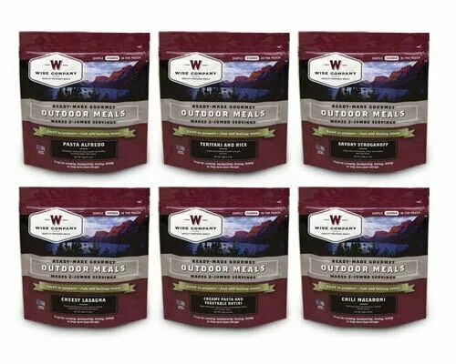 72 Hour Emergency 6 Pack Case of Food