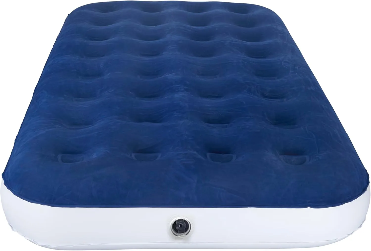 8.5-Inch Durable Luxury Inflatable Air Mattress with Comfort Coil Technology and High Capacity Pump, Good for Camping, Home and Portable Travel, Full, Blue