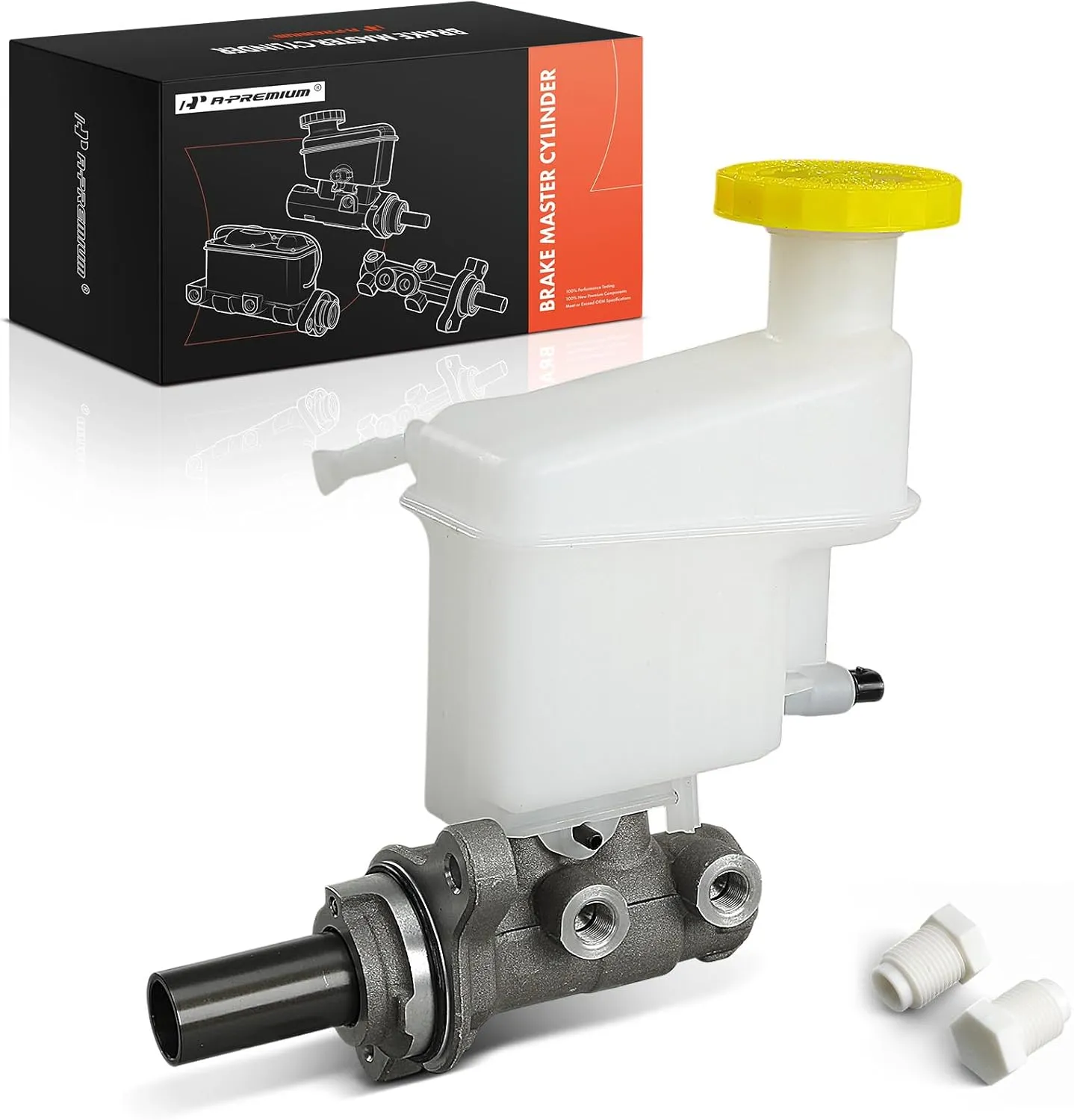 A-Premium Brake Master Cylinder with Reservoir and Sensor Compatible with Jeep Vehicles - Compass, Renegade, 2017-2018
