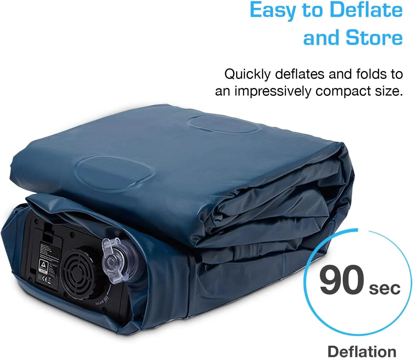 Active Era Tall 20" Twin Air Mattress with Built in Pump & Raised Pillow, Elevated Inflatable Mattress, Heavy Duty Puncture Resistant Bed, Blow Up Waterproof Airbed