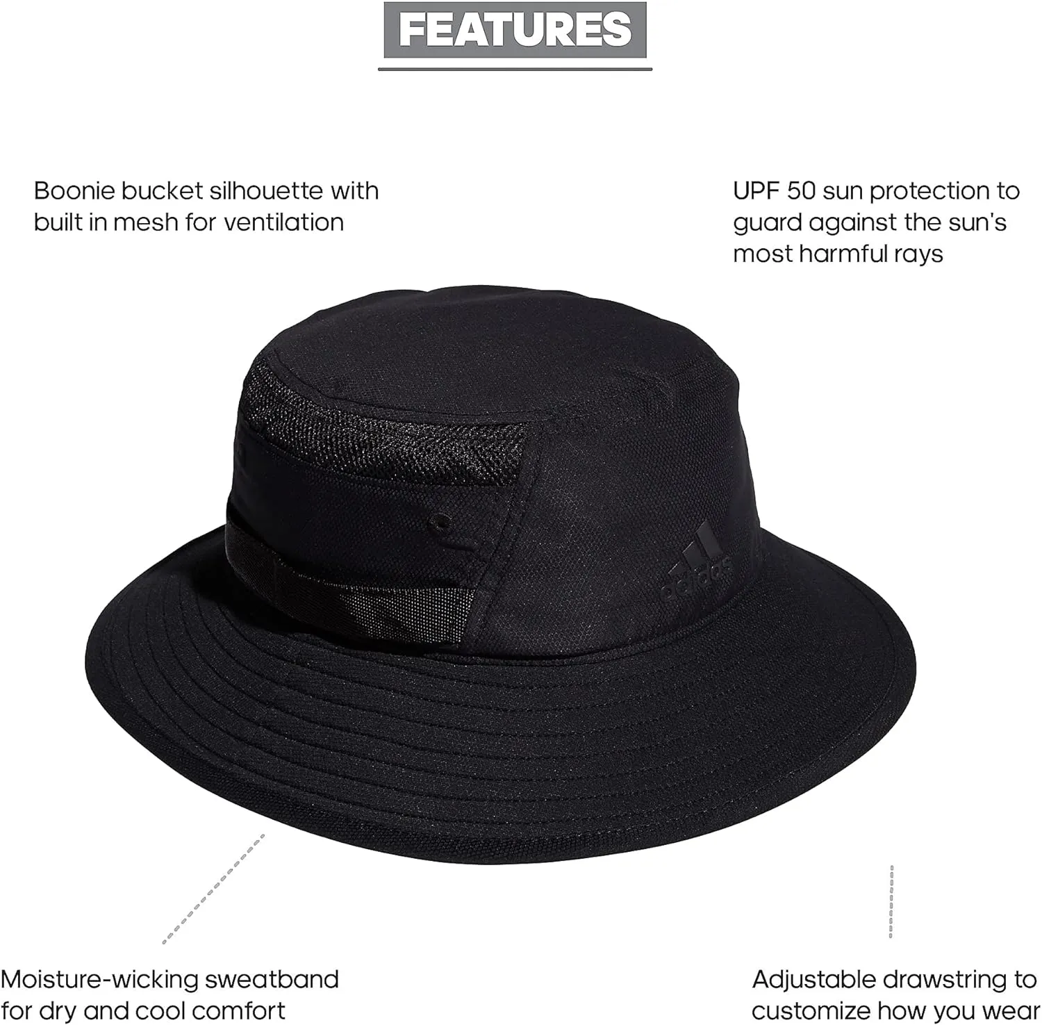 adidas Men's Victory 3 Bucket Hat