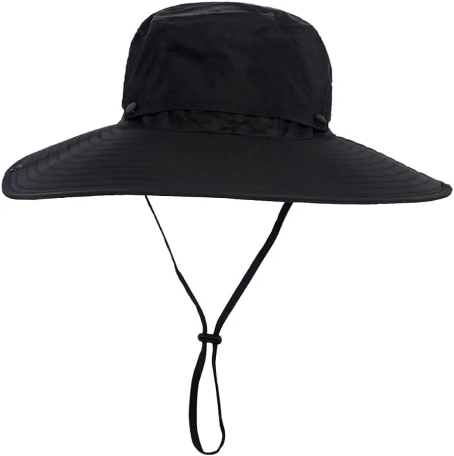 Adjustable Boonie Hat Breathable Mesh Sun Hat Wide Brim Bucket Hat Sun Protection Hiking Fishing Camping Hat