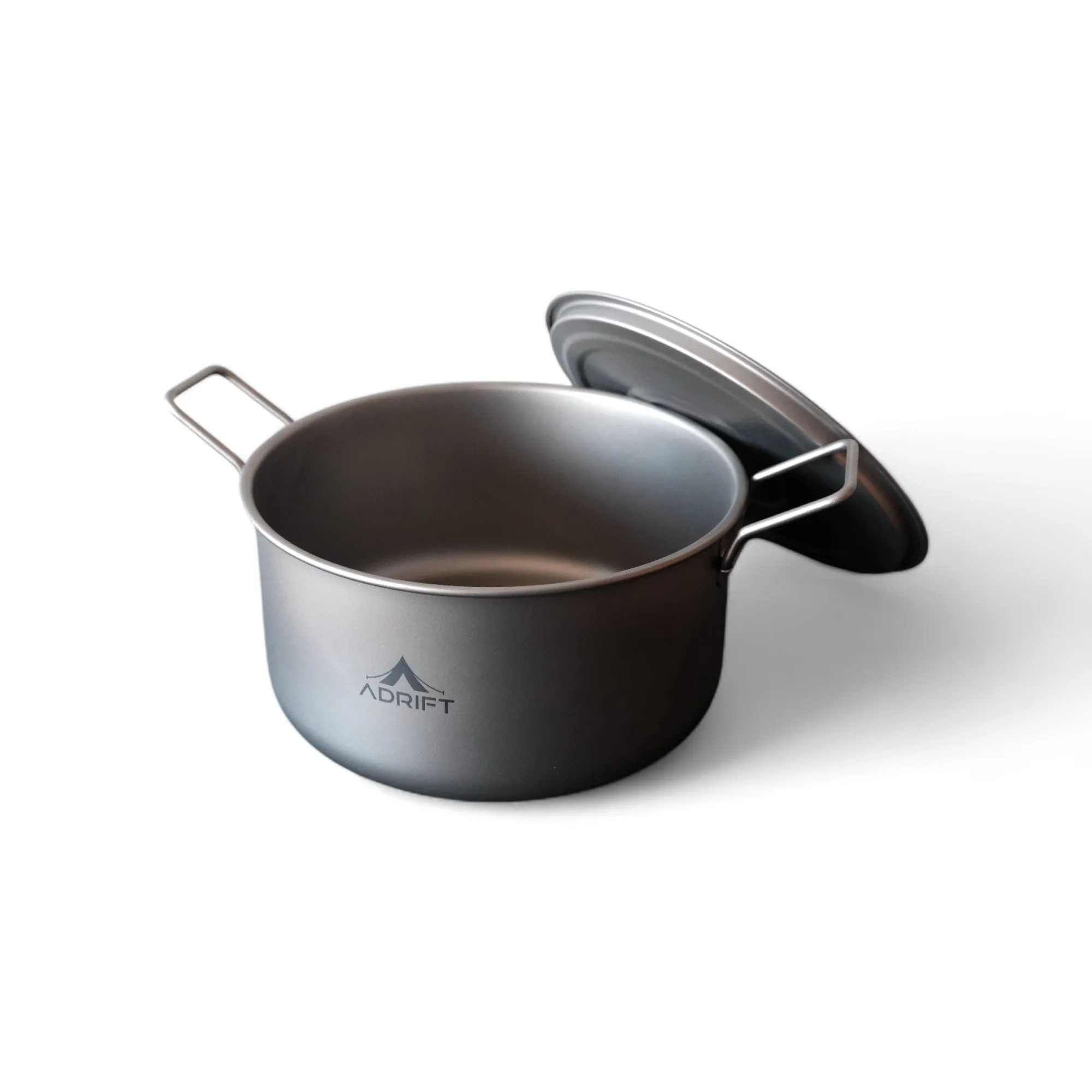 Adrift Allseason Titanium Pot with Lid | Double-eared - 1.8L
