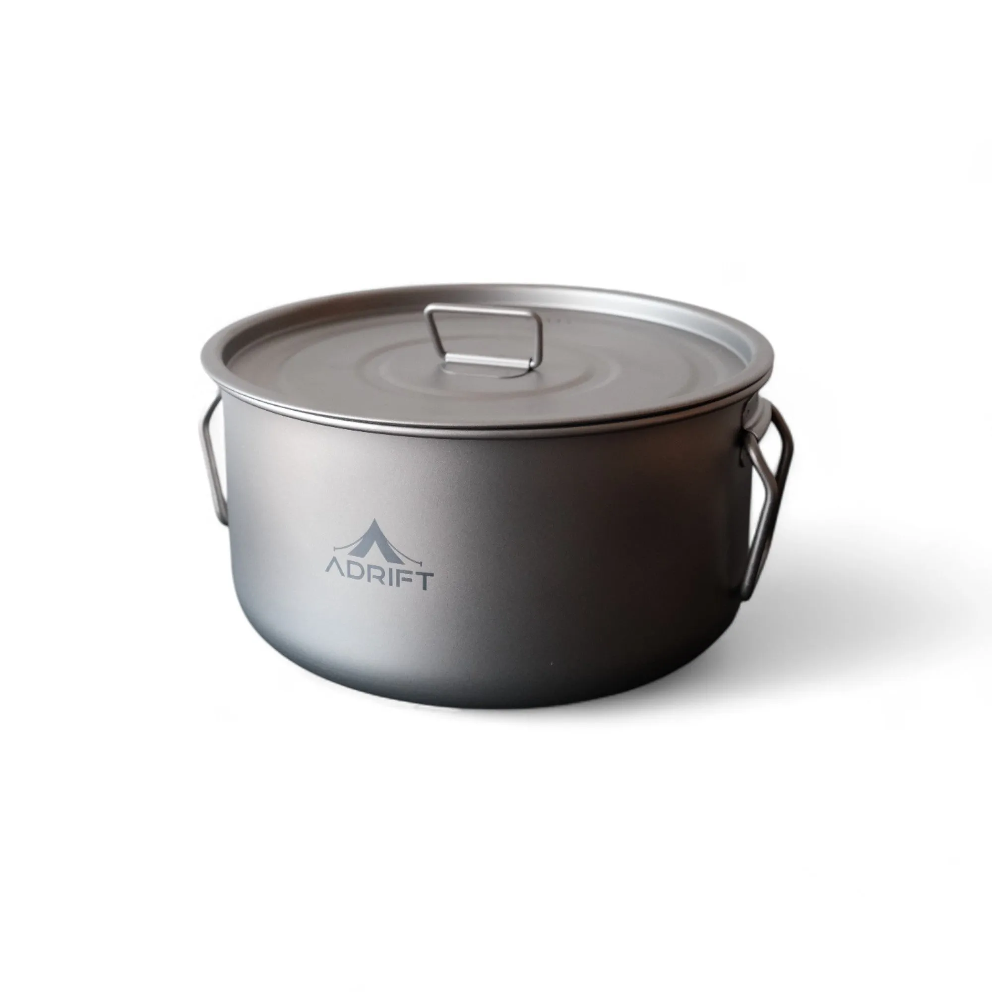 Adrift Allseason Titanium Pot with Lid | Double-eared - 1.8L