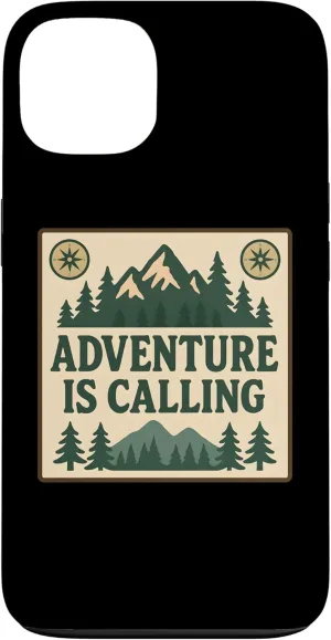 Adventure Is Calling Mountain Compass Art Case for iPhone 13