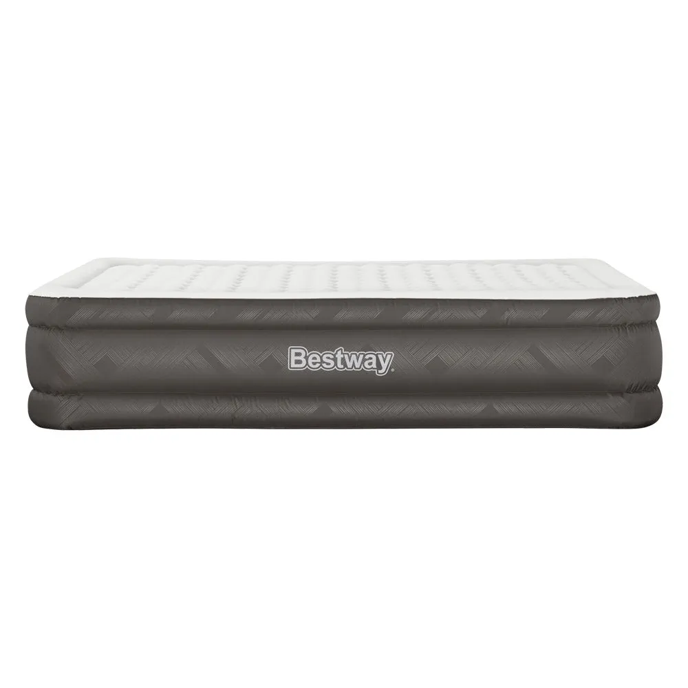 Air Mattress Queen Inflatable Bed 46Cm Airbed Grey