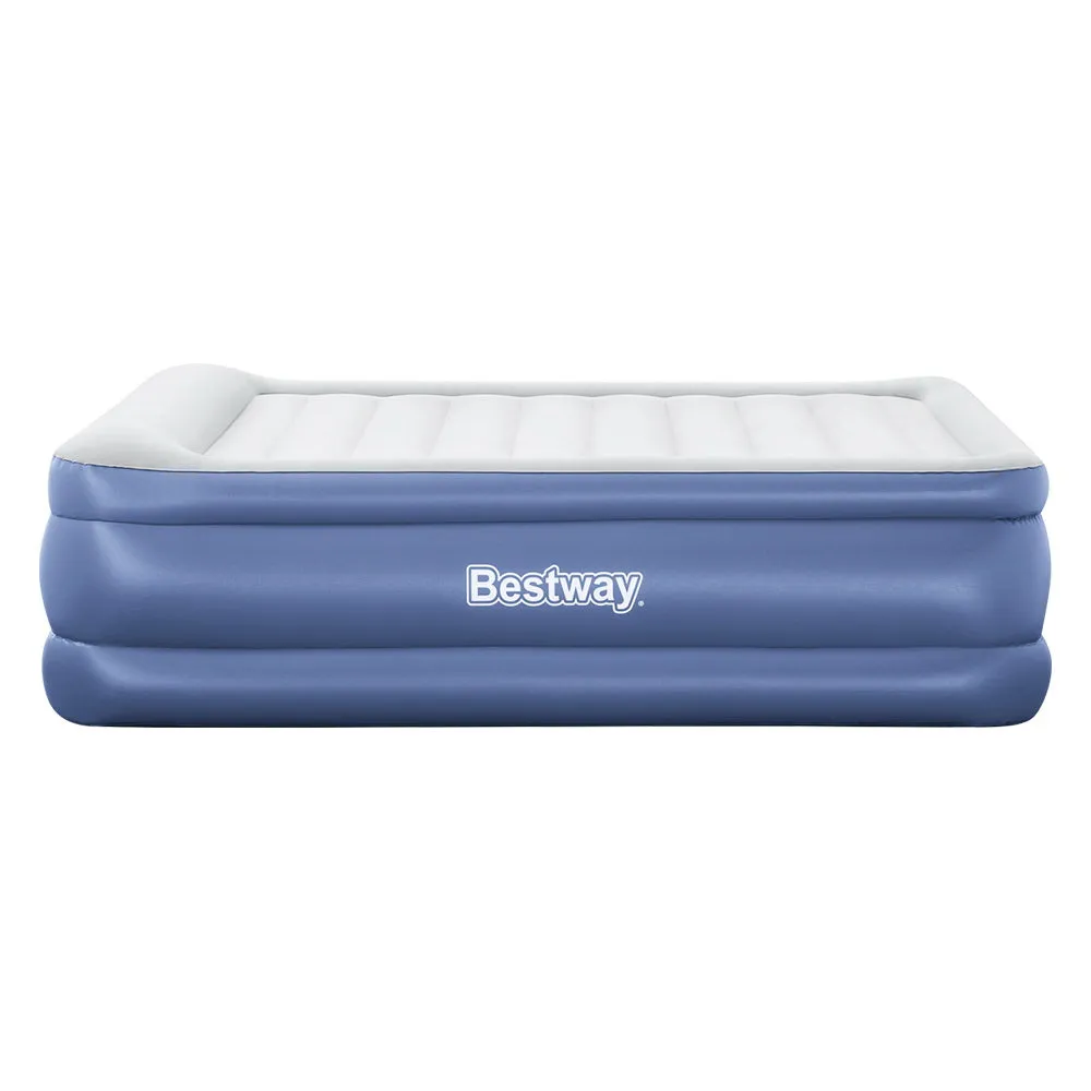 Air Mattress Queen Inflatable Bed 61Cm Airbed Blue