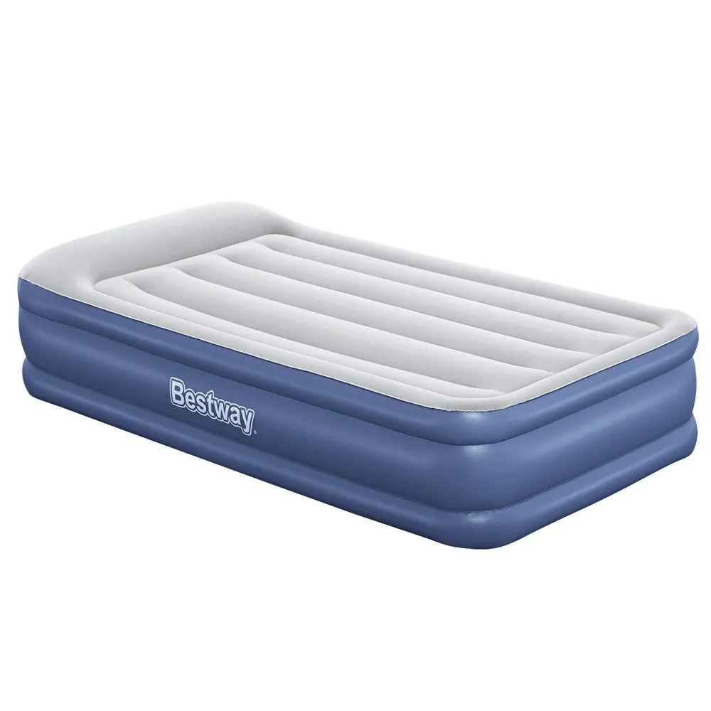 Air Mattress/Inflatable Bed 46cm Single Blue