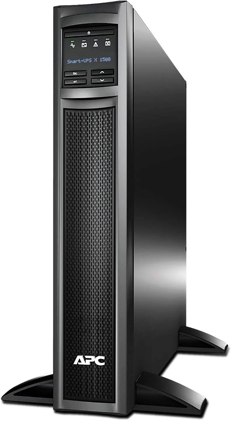 APC Network UPS, 1500VA Smart-UPS Sine Wave UPS with Extended Run Option, SMX1500RM2UC, 2U Rackmount/Tower Convertible, Line-Interactive, 120V