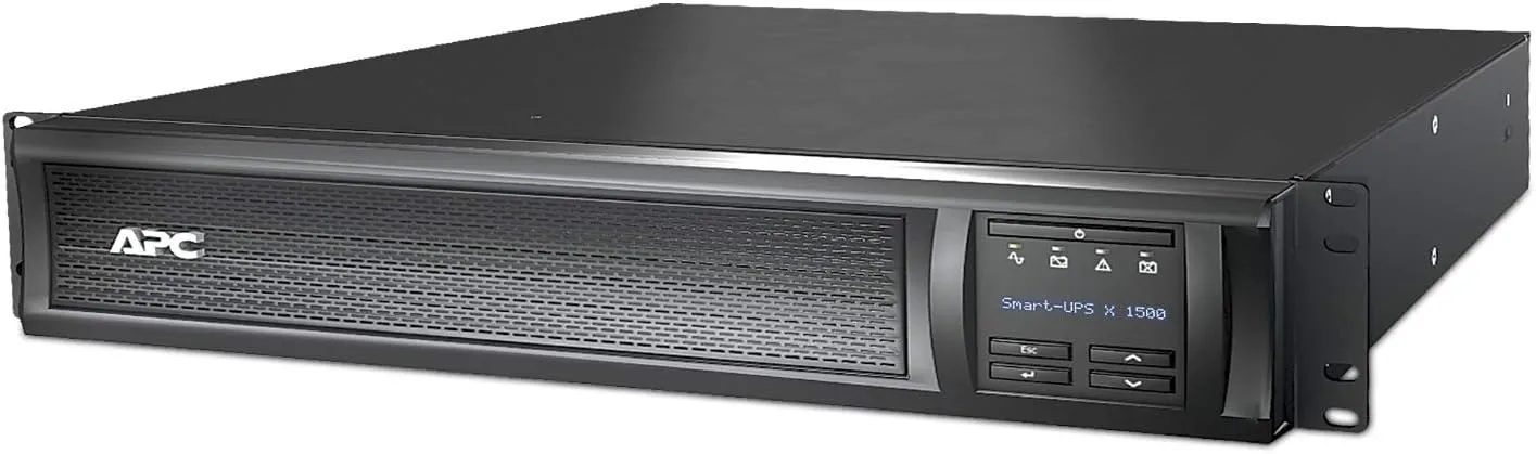 APC Network UPS, 1500VA Smart-UPS Sine Wave UPS with Extended Run Option, SMX1500RM2UC, 2U Rackmount/Tower Convertible, Line-Interactive, 120V