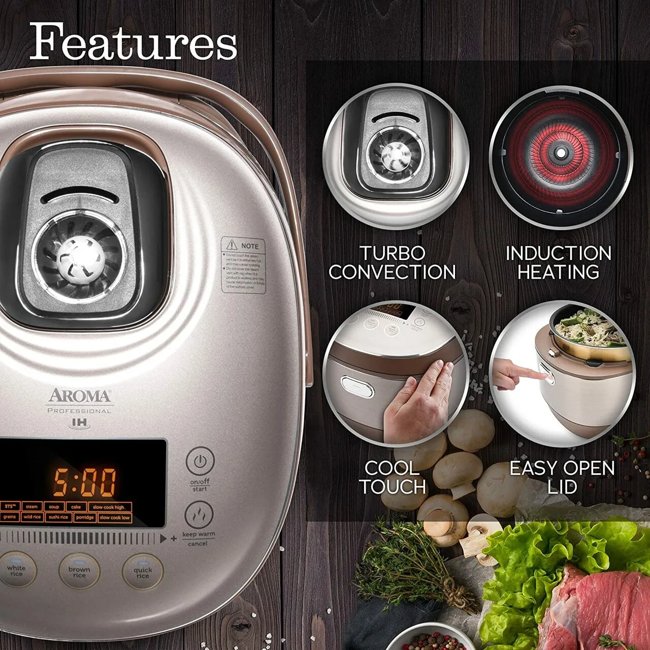 Aroma Housewares 10 Cup (Uncooked) Rice Cooker/Multicooker