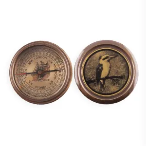 Australian Kookaburra 60mm Compass