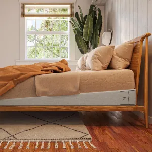 Avana Mattress Elevator with Polycotton Covers - Under Bed 7-Inch Incline Foam Lift, Multiple Colors, Queen Size