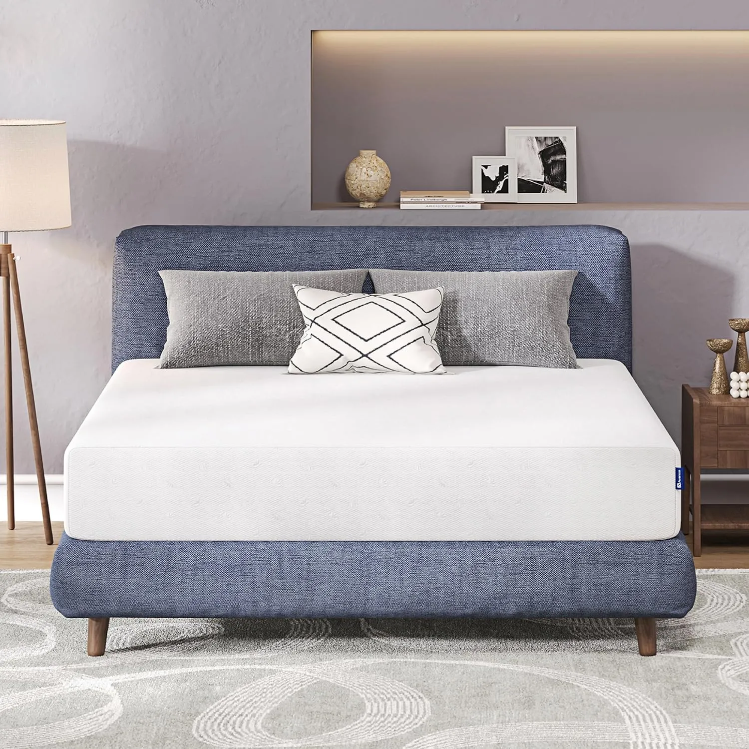 Avenco Full Size Mattress, 12 Inch Full Mattress in a Box with Bamboo Charcoal Memory Foam for Cooling Sleep & Pain Relief, Medium Soft Guestroom Full Bed Mattresses, CertiPUR-US Certified