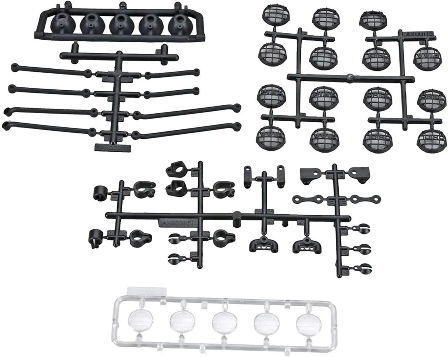 Axial AX30709 Universal 5 Bucket Light Bar Set,Multi