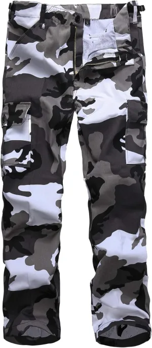 BACKBONE Boys Girls Kids Combat Army Ranger Camping Outdoor camo Cargo Pants Trousers