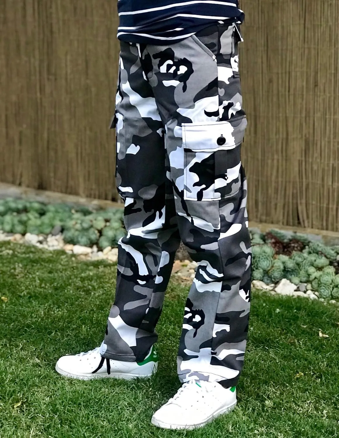 BACKBONE Boys Girls Kids Combat Army Ranger Camping Outdoor camo Cargo Pants Trousers