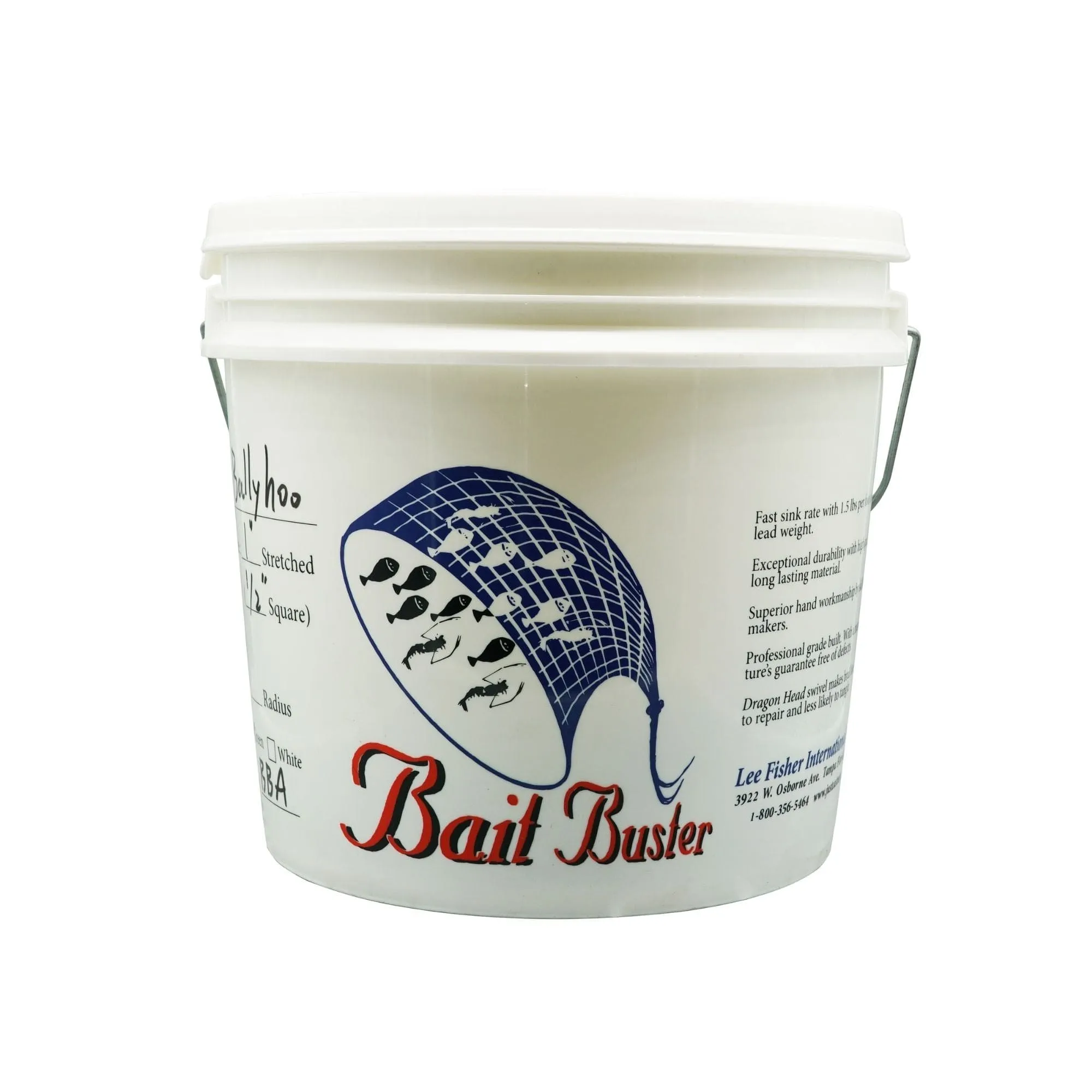 Bait Buster Cast Net - 5/8" Sq. Menhaden Mesh (1.5lb/ft)