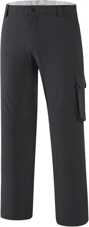 BASSDASH Men's Fishing Cargo Pants Water Resistant Quick Dry Lightweight UPF 50  for Outdoor Hiking Elastic Waist Pants FP05M