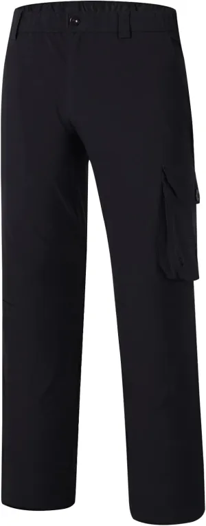 BASSDASH Men's Fishing Cargo Pants Water Resistant Quick Dry Lightweight UPF 50  for Outdoor Hiking Elastic Waist Pants FP05M