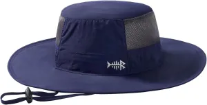 BASSDASH UPF 50  Fishing Sun Hat Water Resistant Unisex Wide Brim Bucket Boonie Hat for Hiking Camping Safari FH15